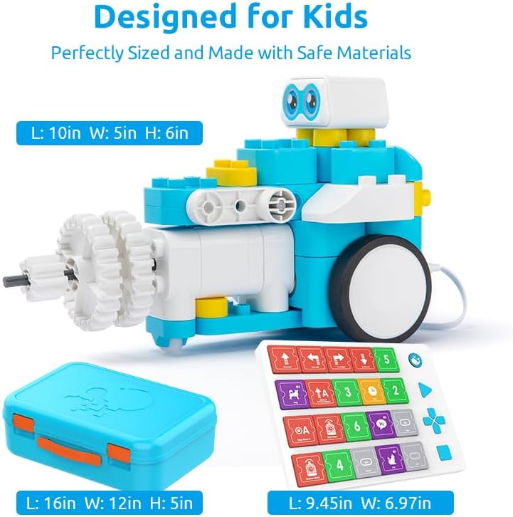 12-in-1 Remote Control & Coding Robot Kit for Kids 4+