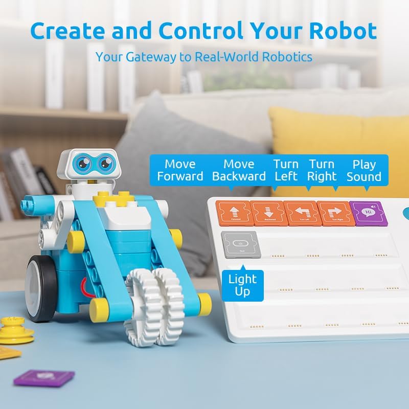 12-in-1 Remote Control & Coding Robot Kit for Kids 4+