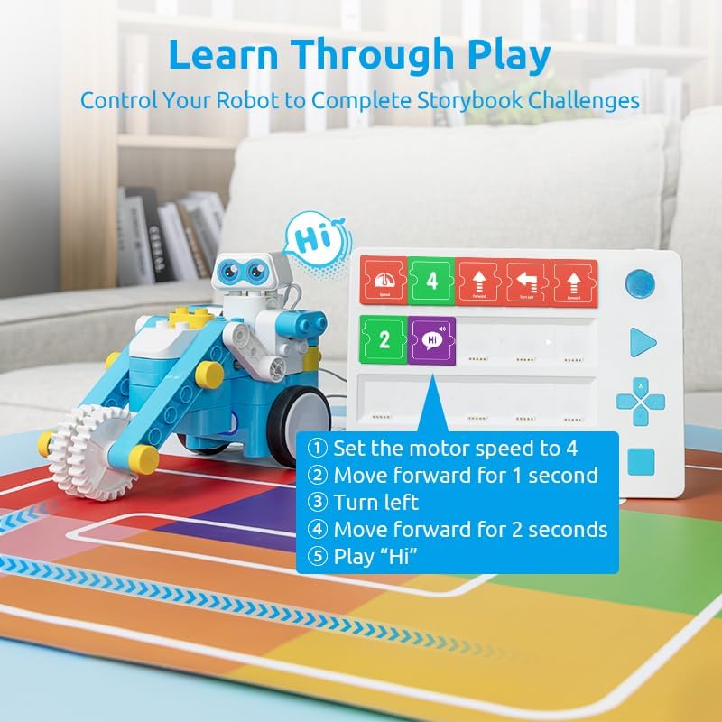 12-in-1 Remote Control & Coding Robot Kit for Kids 4+