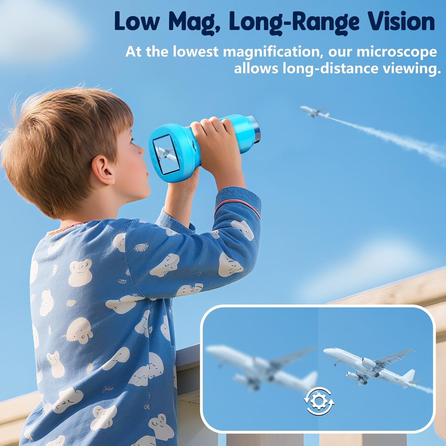 1000X Handheld Microscope for Kids