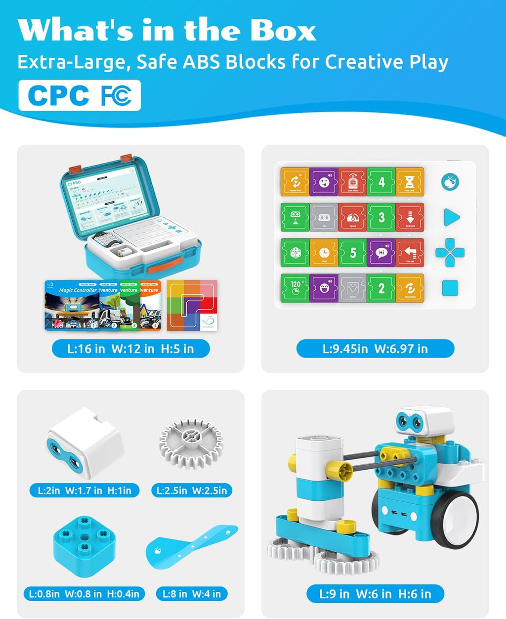 12-in-1 Remote Control & Coding Robot Kit for Kids 4+