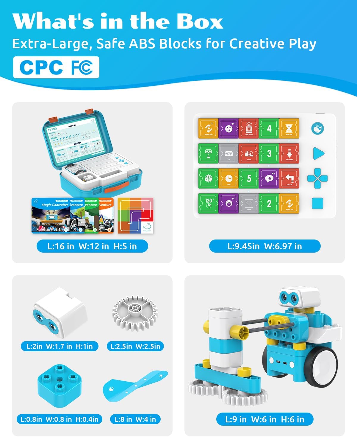 12-in-1 Remote Control & Coding Robot Kit for Kids 4+