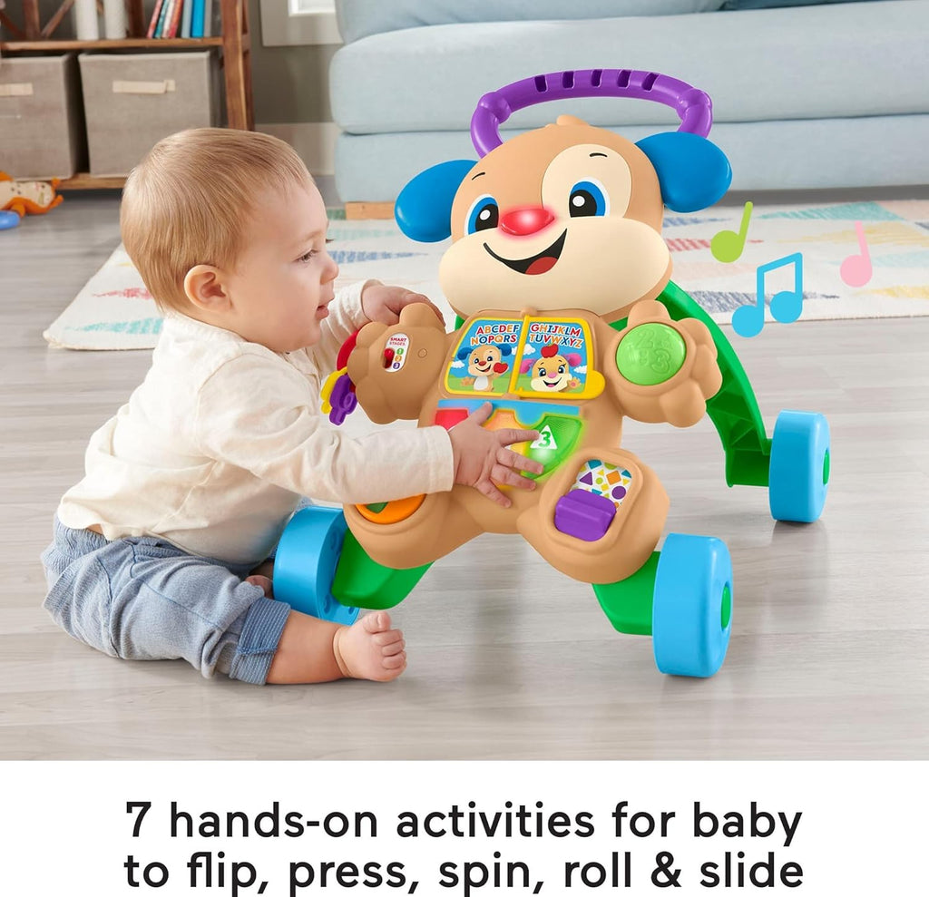 Learn Smart Stages Puppy Walker with Educational Music Lights & Activities for Infants Ages 6+ Months