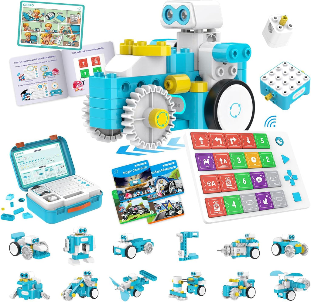 12-in-1 Remote Control & Coding Robot Kit for Kids 4+
