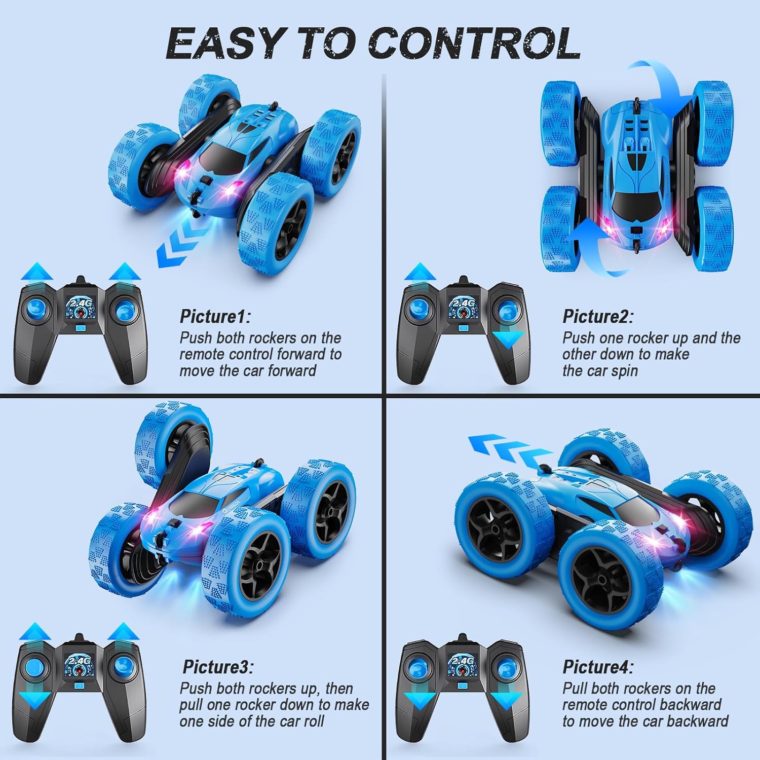 Remote Control Car, RC Cars Toys for Kids Ages 6-12