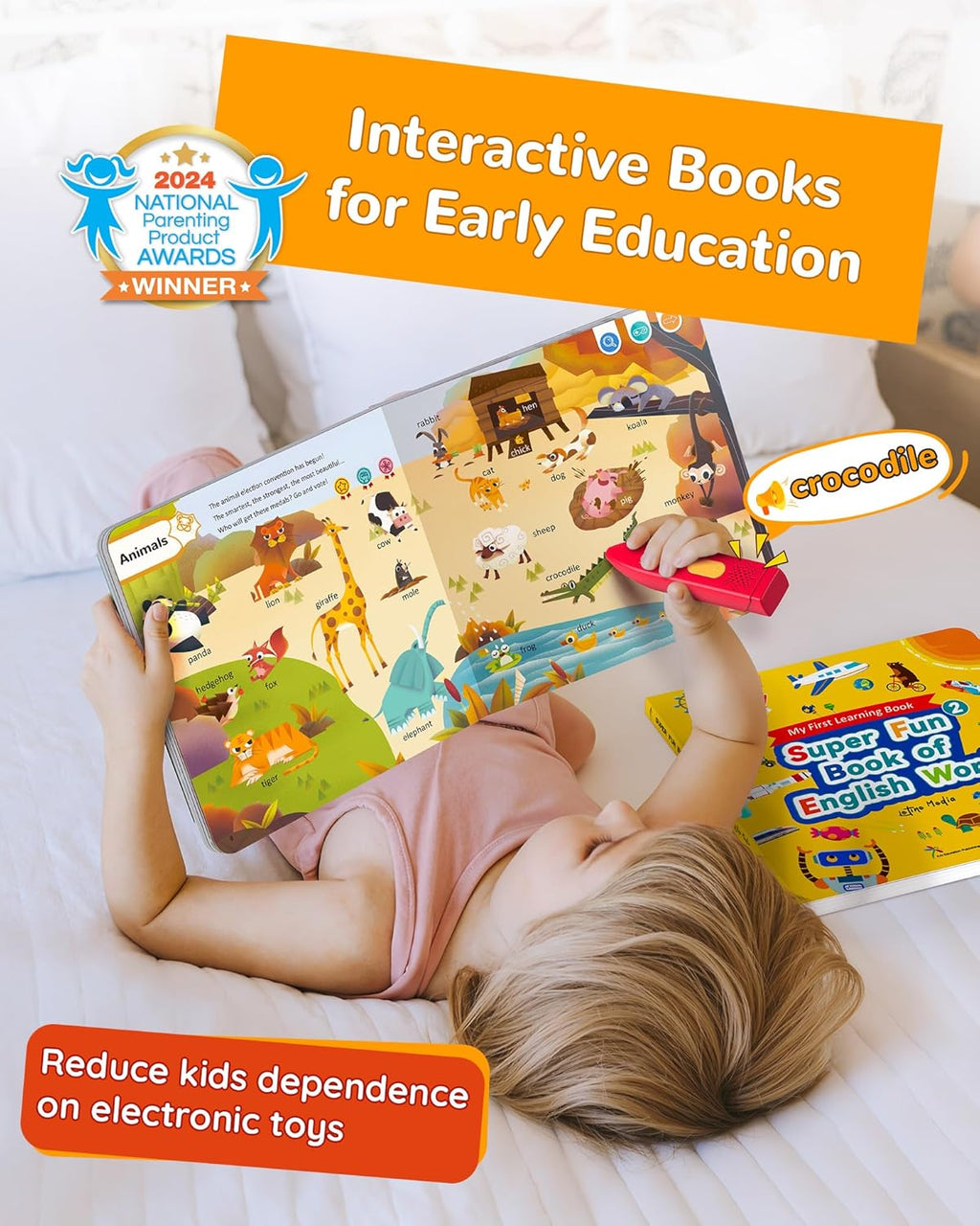Interactive Audio Sound Books Kids Learning Electronic Toys