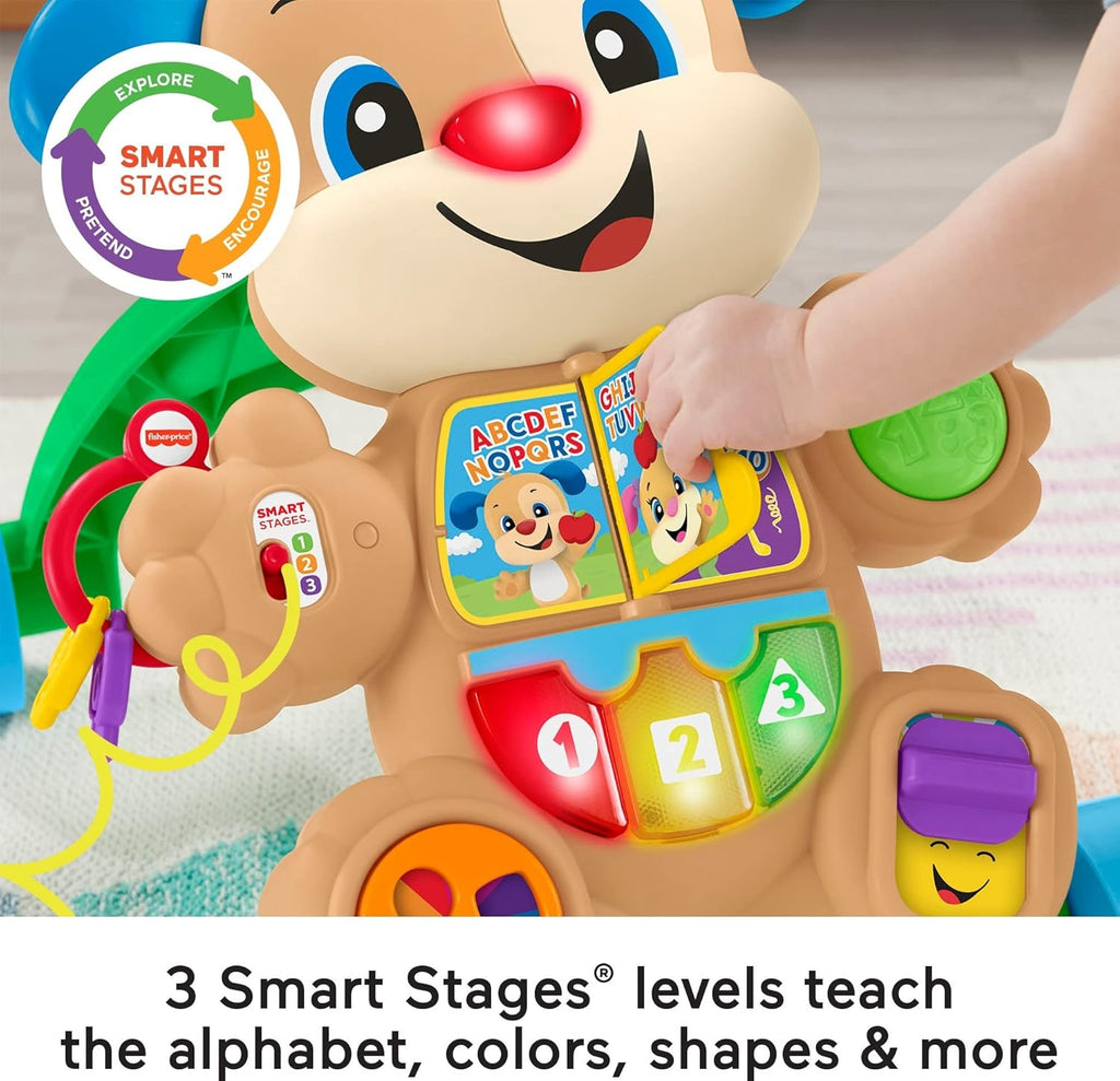 Learn Smart Stages Puppy Walker with Educational Music Lights & Activities for Infants Ages 6+ Months
