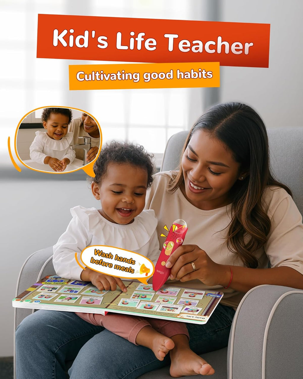 Interactive Audio Sound Books Kids Learning Electronic Toys