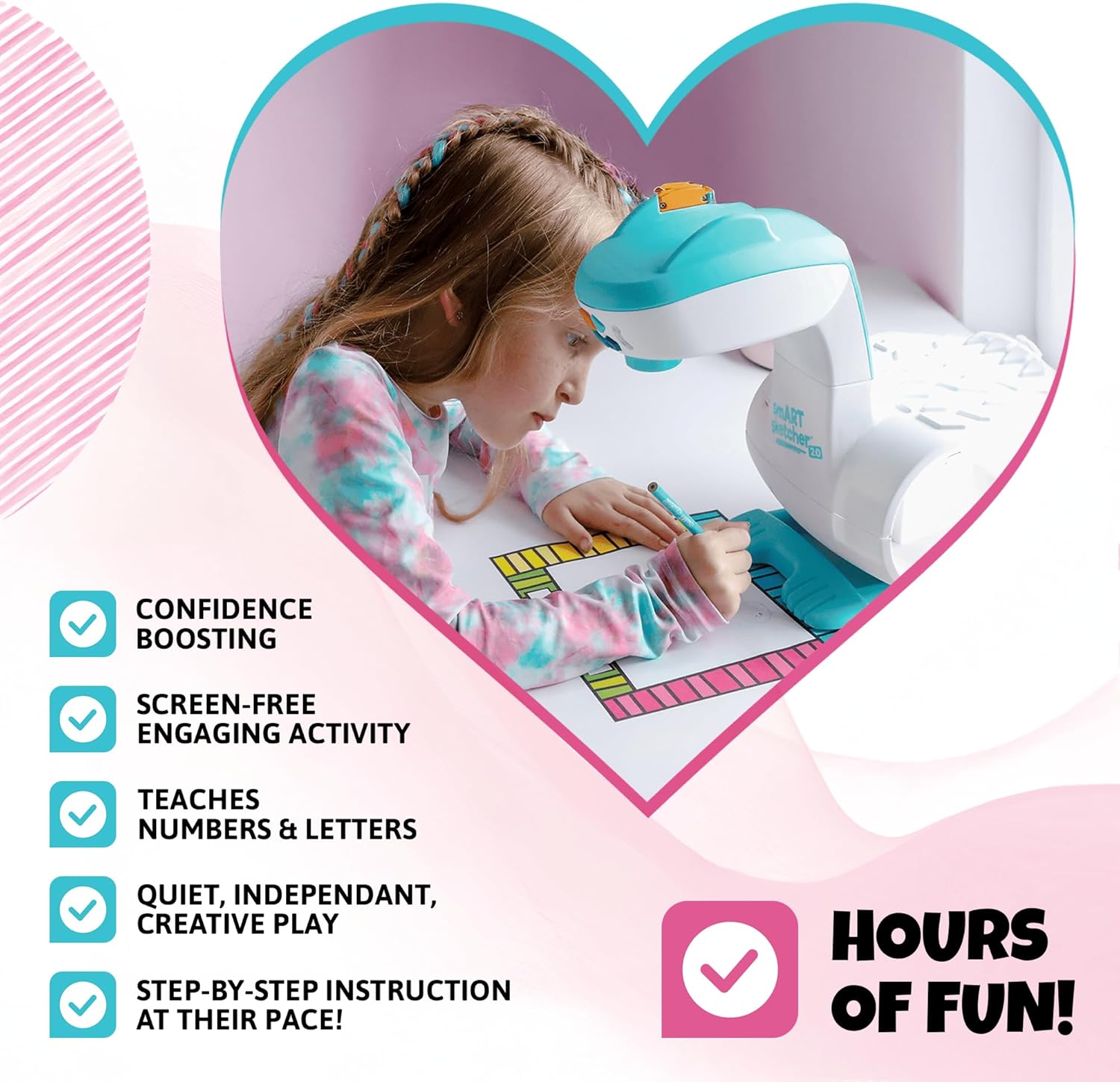 Smart Sketcher 2.0 Projector, Drawing and Tracing Projector for Kids