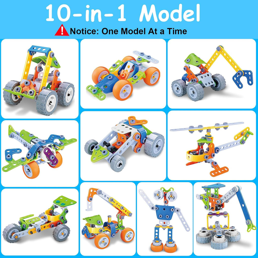 10 in 1 STEM Toys for 4 5 6 7 8+ Year