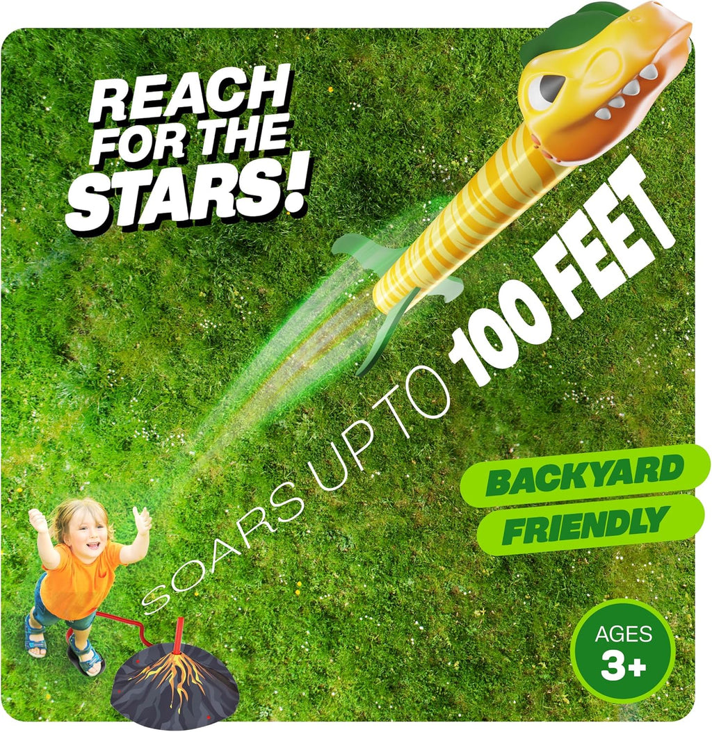 Dinosaur Toy Rocket Launcher for Kids Toys