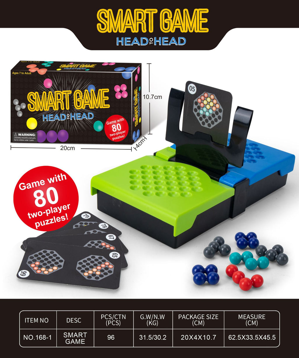 Fun Educational Board Game: Smart Pocket Bead Battle