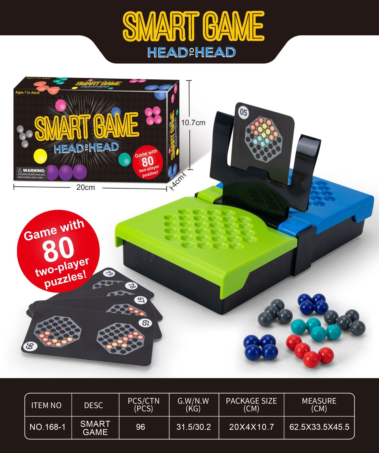 Fun Educational Board Game: Smart Pocket Bead Battle